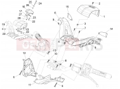 Handlebars coverages - Piaggio X10 500 4V I.E. 2014