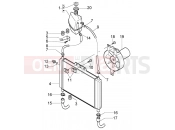 PIAGGIO X8 200 COOLING SYSTEM