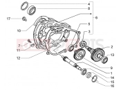 PIAGGIO X8 200 REAR WHEEL SHAFT