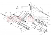 PIAGGIO X8 200 SWINGING ARM