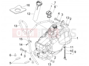 Benzin tank - Piaggio X8 200 2007