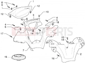 Handlebars covers - Piaggio X9 125