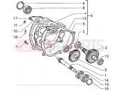 Rear wheel shaft - Piaggio X9 125
