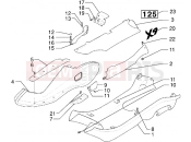 Side coverings-Spoiler - Piaggio X9 125