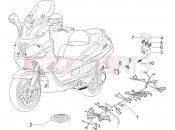 PIAGGIO X9 125 Evolution kábelezés