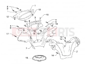 Handlebar coverings - Piaggio X9 125 SL