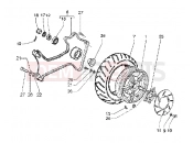Rear wheel - Piaggio X9 125 SL