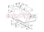 Fuel tank - Piaggio X9 200