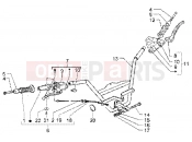 Handlebar-brake pump - Piaggio X9 200