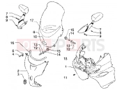 Shield-windscreen - Piaggio X9 200