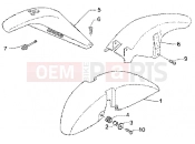 Wheel compartmentmudguard - Piaggio X9 200