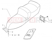 PIAGGIO Saddle-tools kit