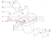 Rear protection - Piaggio X9 250
