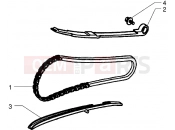 Timing chain-Chain tensioner - Piaggio X9 250