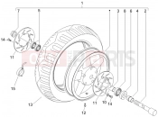 PIAGGIO X9 250 Evolution Front wheel