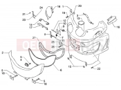PIAGGIO Front top case