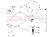 PIAGGIO Saddle-tools kit