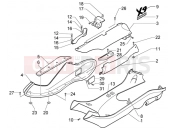 PIAGGIO Side coverings-spoiler