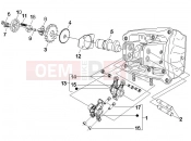 PIAGGIO X9 500 Evolution ABS Rocking levers support unit