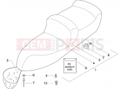 PIAGGIO X9 500 Evolution Saddle/seats