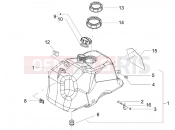 PIAGGIO X9 500 Evolution Fuel tank