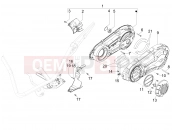 PIAGGIO X9 500 Evolution (USA) Crankcase cover - Crankcase cooling