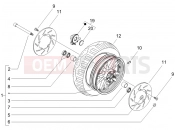 PIAGGIO X9 500 Evolution (USA) Front wheel