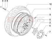 PIAGGIO X9 500 Evolution (USA) Rear wheel