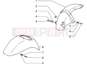 PIAGGIO Front and rear mudguard