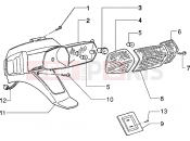 PIAGGIO Rear tail lamp