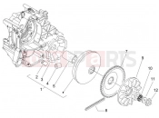 Driving pulley - Piaggio Zip 100 4T 2008