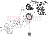 Flywheel magneto - Piaggio Zip 100 4T 2008
