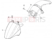 Wheel huosing - Mudguard - Piaggio Zip 100 4T 2008