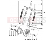 Fork-disc brake - Piaggio Zip 125 4T