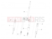 Fork's components (Wuxi Top) - Piaggio Zip 50 2T 2009
