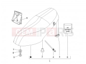 Saddle/seats - Piaggio Zip 50 2T 2009