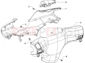 Handlebars coverages - Piaggio Zip 50 2T 2010
