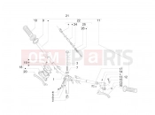 Handlebars - Master cil. - Piaggio Zip 50 2T 2010