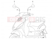 PIAGGIO Zip 50 2T tükör