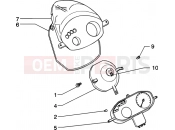 PIAGGIO Zip 50 4T Headlamp-fairing-meter combination