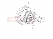 PIAGGIO Zip 50 SP Front wheel