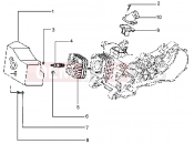 hengerfej - Piaggio Zip 50 MY95