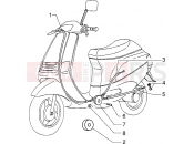 bowdenek - Piaggio Zip 50 MY95