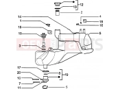 Fuel tank - Piaggio Zip 50 2T Catalyzed