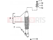 Rear damper - Piaggio Zip 50 2T Catalyzed
