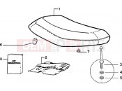 Saddle - Piaggio Zip 50 2T Catalyzed