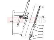 Steering column - Piaggio Zip 50 2T Catalyzed