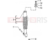PIAGGIO Zip SP 50 Rear damper