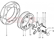 PIAGGIO Zip SP 50 Rear wheel