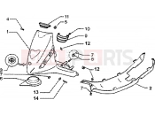 PIAGGIO Zip SP 50 Shield-spoiler